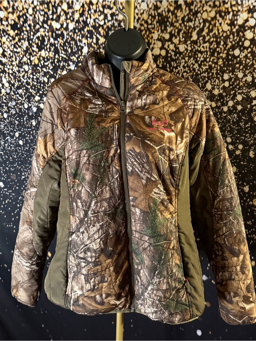 Realtree Camo Insulated Jacket - Olive Accents